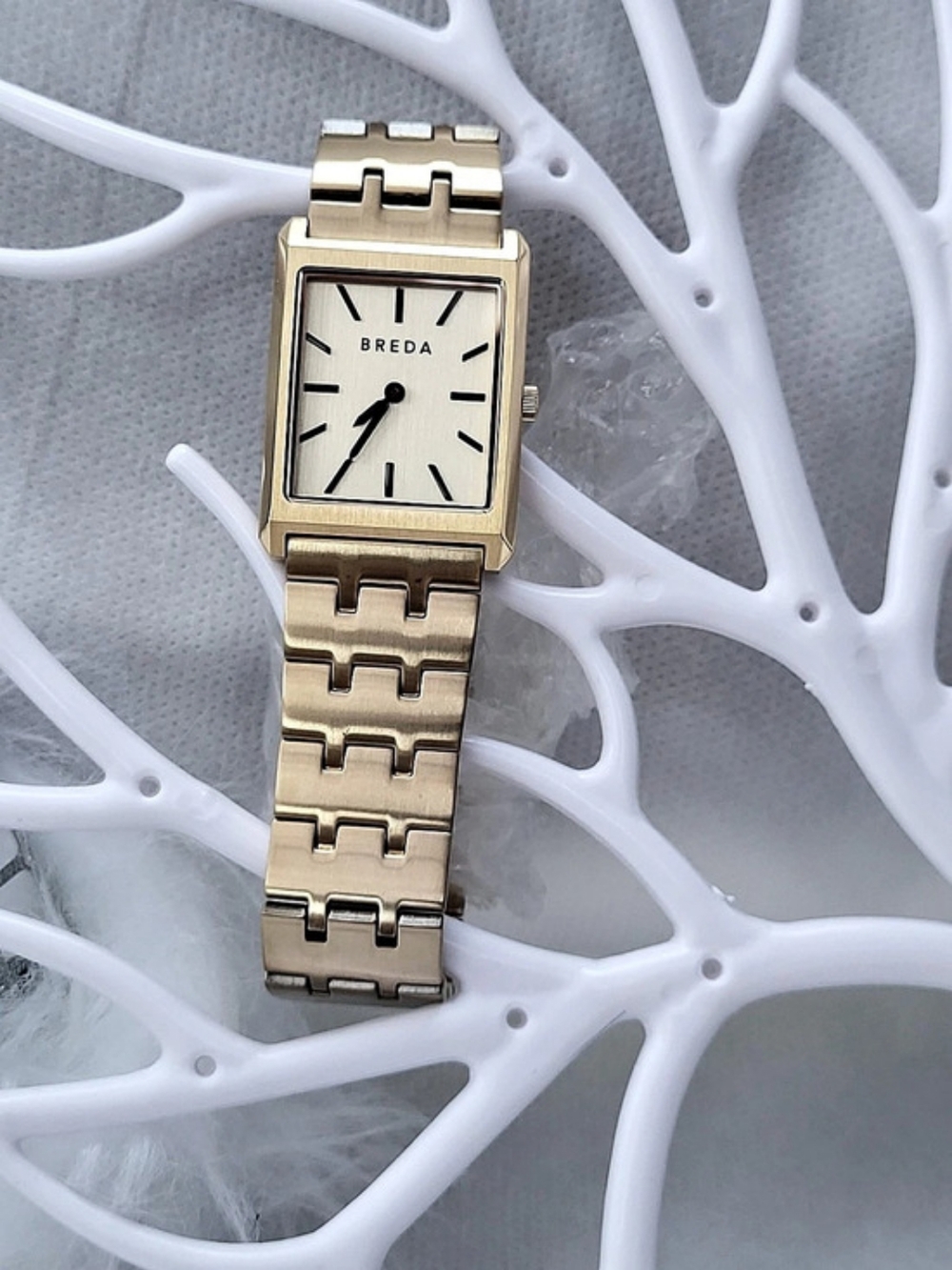 BREDA Esther Watch Gold Square Bracelet Watch. Not Original Pack #WB02